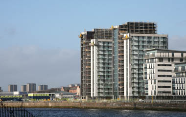 Two tower complete at Glasgow Harbour phase 2